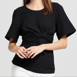 Wrap-Waist Blouse